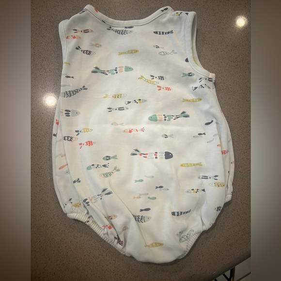 Pehr Sleeveless One-Piece romper. Fish print - Picture 4 of 5